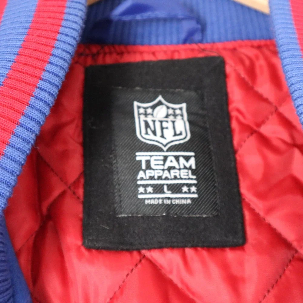 New York Giants Men's Varsity‎ Jacket NFL Team Apparel Large